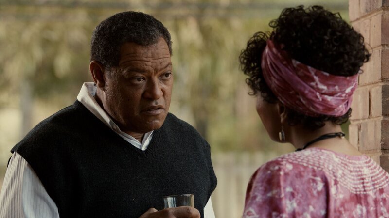 Nelson Mandela (Laurence Fishburne,l.) – Bild: SECRET WORLD SURE TRADE (PTY) LTD. /​ THE HISTORY CHANNEL