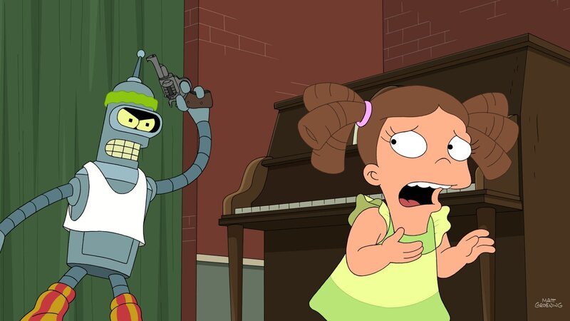 Bender (l.) nimmt an einem Steptanz-Wettbewerb teil, wo er es bis ins Finale schafft. Doch dann macht ihm ein kleines Mädchen (r.) das Leben schwer … – Bild: Paramount