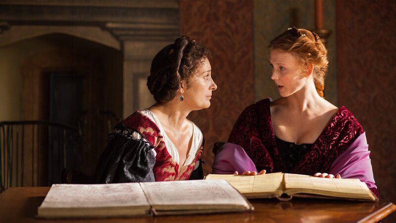 Vannozza Catanei (Assumpta Serna, l.) und Lucrezia Borgia (Isolda Dychauk, r.) – Bild: AXN White