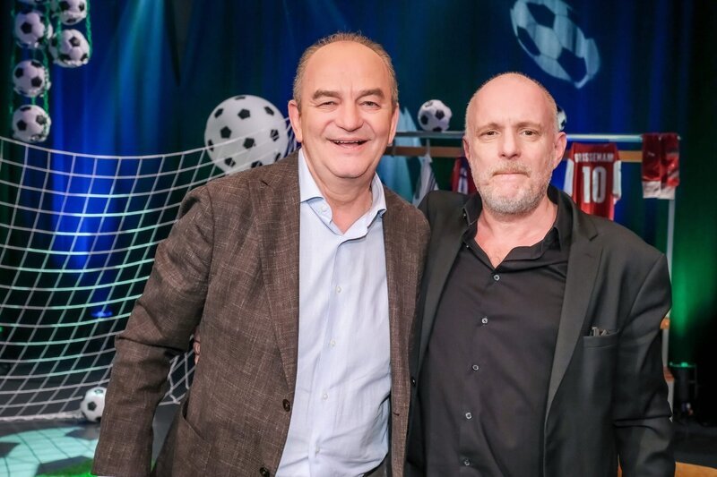 Herbert Prohaska, Christoph Grissemann. – Bild: ORF/​Hans Leitner