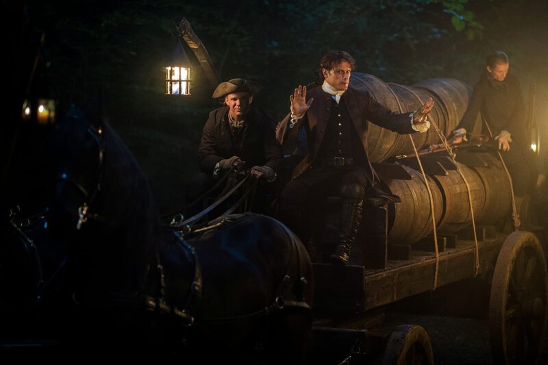 Sam Heughan (Jamie Fraser). – Bild: Steffan Hill /​ Sony /​ Die Verwendung ist nur bei redaktioneller Berichterstattung im Rahmen einer Programmankündigung ab 2 Monate vor der ersten Auss /​ © 2016 Sony Pictures Television Inc. All Rights Reserved.