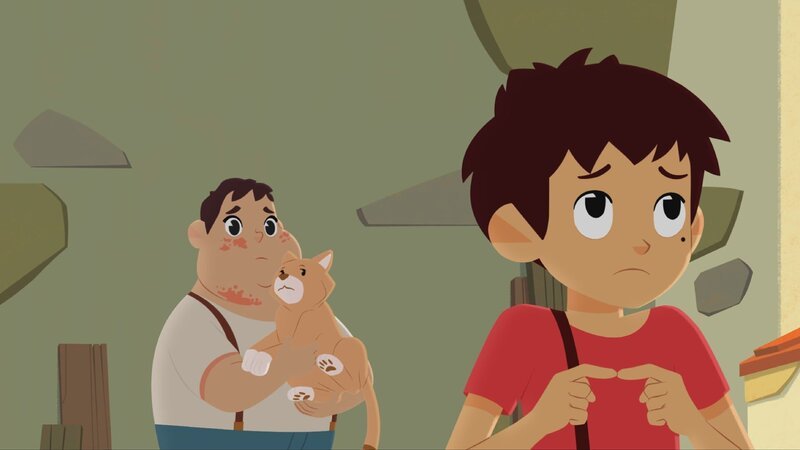 Wo könnte nur der Übeltäter sein, der die Flöhe ins Dorf bringt? – Bild: ZDF/​Gaumont Animation/​PP Animation III Inc.