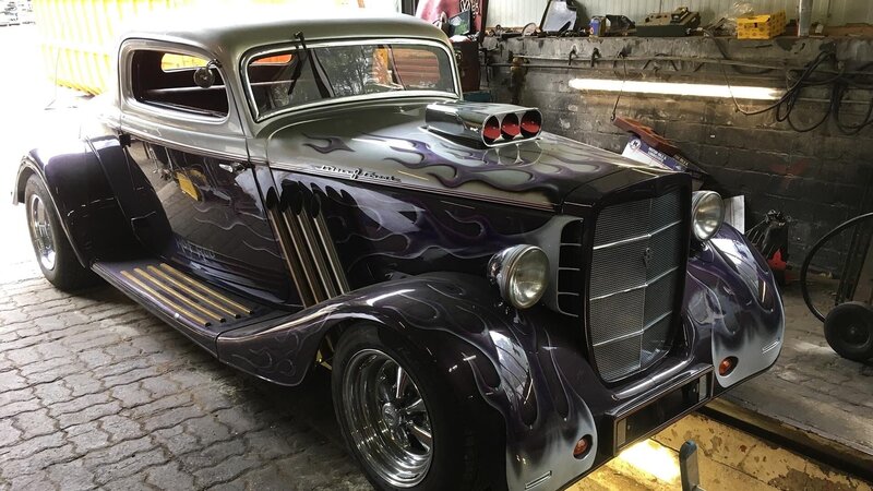 One of the vehicles from the morlock motors collection. – Bild: DMAX