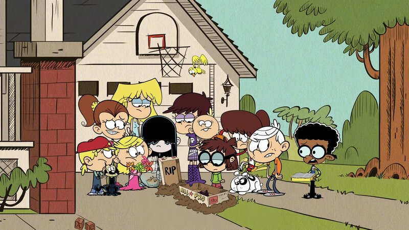 L-R: Lana, Cliff, Luan, Lola, Lori, Geo, Lucy, Luna, Walt, Lily, Lisa, Lynn, Charles, Lincoln, Clyde – Bild: ViacomCBS