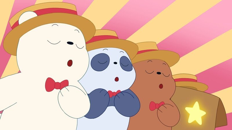 v.li.: Baby Ice Bear, Baby Panda, Baby Grizz, Box – Bild: Cartoon Network