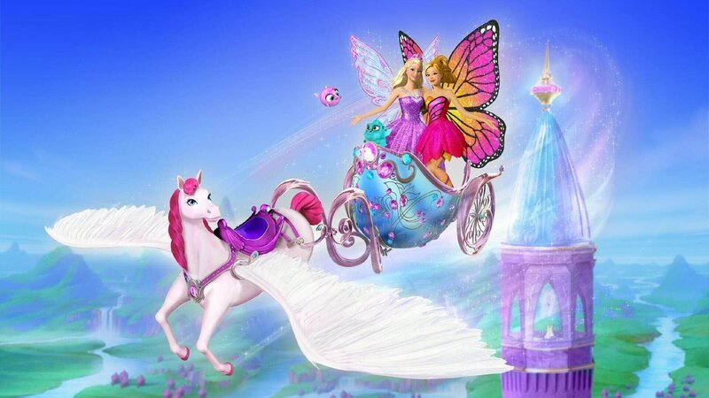 Mariposa (re.) und die freundliche Prinzessin Catania sind unzertrennlich. Doch dann kommt es zu einem Missverständnis. – Bild: (C) MATTEL (C) Das SUPER RTL-Bildmaterial darf nur zur redaktionellen Berichterstattung im Zusammenhang mit der jeweiligen Sendung unter Angabe der Credits und Beachtung der unter http:/​/​kommunikation.superrtl.de genannten  …