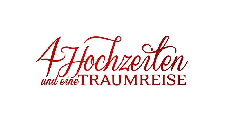 Das Logo zur Sendung „4 Hochzeiten und eine Traumreise“ – Bild: RTL