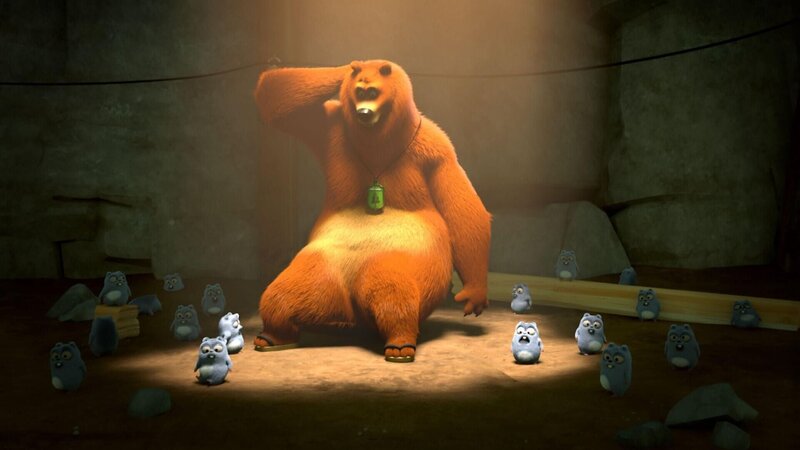 Unter dem Holzboden der Rangerhütte entdecken Grizzy und die Lemminge den Eingang zu einer unterirdischen Höhle inklusive einer mysteriösen Schatzkarte! Gemeinsam machen sie sich auf den Weg, um zu einem besonderen Schatz zu gelangen.   +++ – Bild: Die Schatzsuche /​ © Studio Hari S.A.R.L.