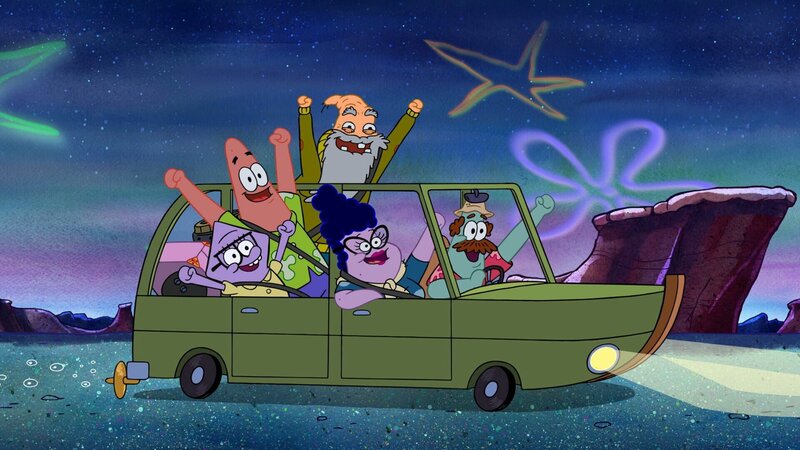 v.li.: Squidina, Patrick, GrandPat, Bunny, Cecil – Bild: Paramount