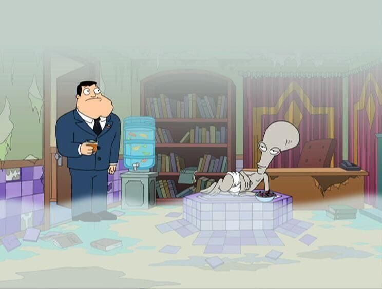 L-R: Stan, Roger – Bild: 2007 Twentieth Century Fox Film Corporation.  All rights reserved. Lizenzbild frei