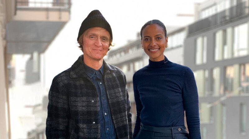 Pierre M. Krause und Sara Nuru – Bild: ZDF und SWR/​dibido.