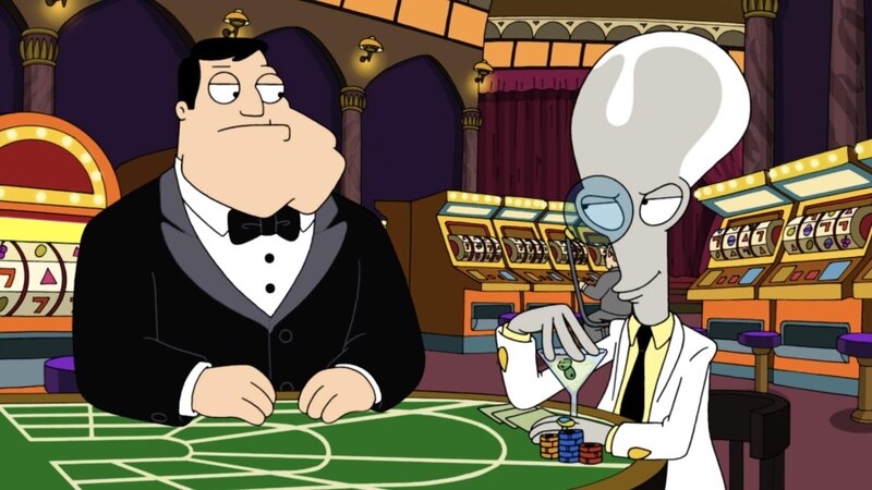 Stan Smith (l.); Roger alias Tearjerker (r.) – Bild: 2007 Twentieth Century Fox Film Corporation.  All rights reserved. Lizenzbild frei