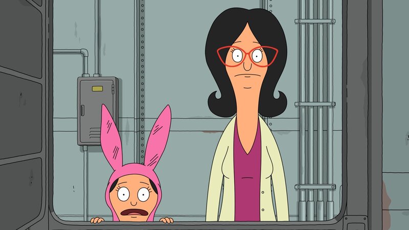 L-R: Louise, Linda – Bild: Paramount /​ BOB’S BURGERS 2022 by 20th Television.