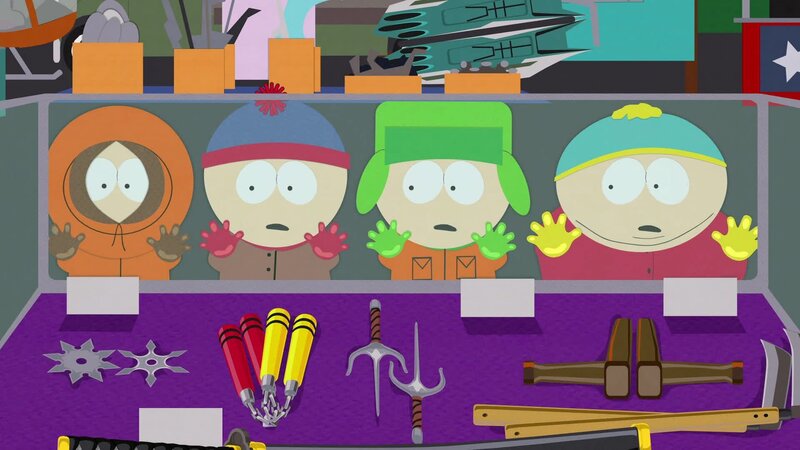 L-R: Kenny, Stan, Kyle, Eric – Bild: ViacomCBS