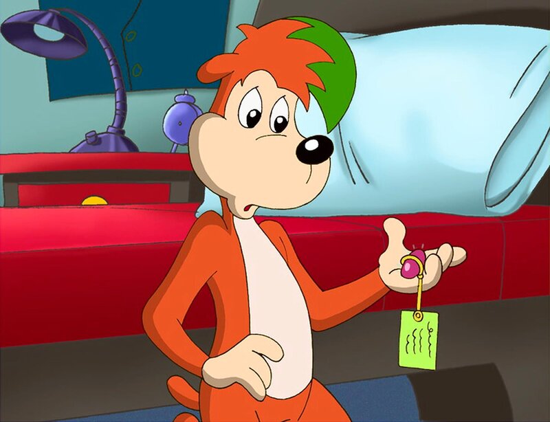 „Fix & Foxi“, „Putzteufel /​ Rakete frisst alles /​ Wo geht’s lang? /​ Drei Wünsche frei.“ PutzteufelFix und Foxi glauben, dass Onkel Fax ihr schönes Haus verkaufen will. Ihre Antiverkaufsaktion ist genial – sie machen das Haus so kaputt, dass es jeden Käufer graust. Fix und Foxi graust es selbst, als sie verstehen, dass Fax das Haus gar nicht verkaufen will. Jetzt müssen sie schnell wieder alles in Ordnung bringen und Lupo muss Onkel Fax solange ablenken. Rakete frisst allesEigentlich wollten Fix und Foxi sich einen ganz normalen Goldfisch kaufen. Der kleine Fisch entwickelt allerdings einen riesigen Appetit, wächst ununterbrochen und ist ein echtes Problem. Wo geht’s lang? Sogar beim Fuchsberger Fahrradrennen schummelt Lupo. Kein Wunder, denn der Hauptgewinn sind viele leckere Törtchen. Ob Lupo gegen Fix und Foxi und Lupinchen gewinnen kann? Drei Wünsche freiLucky findet einen magischen Stein, der angeblich drei Wünsche erfüllen kann. Mit dem ersten Wunsch testen die Kinder, ob der Stein tatsächlich Zauberkraft besitzt. Als es funktioniert, beginnt bei der Pepperkorn Familie das Kopfzerbrechen, was man sich am besten wünschen solle. – Bild: Rolf Kauka/​Lizenz RTV AG/​WDR