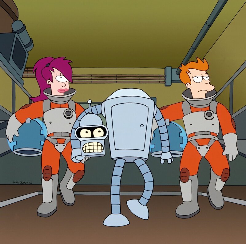 (v.l.n.r.) Leela; Bender; Fry – Bild: Paramount /​ STF /​ FOX BROADCASTING COMPANY