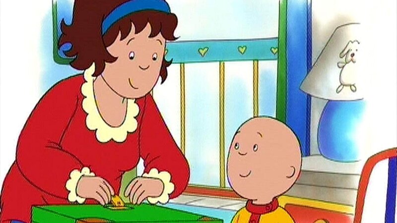 Mami muss Caillou beim Koffer packen helfen. – Bild: SUPER RTL Das SUPER RTL-Bildmaterial darf nur zur redaktionellen Berichterstattung im Zusammenhang mit der jeweiligen Sendung unter Angabe der Credits und Beachtung der unter http:/​/​kommunikation.superrtl.de genannten Nutzungsbeschränkungen verwendet wer