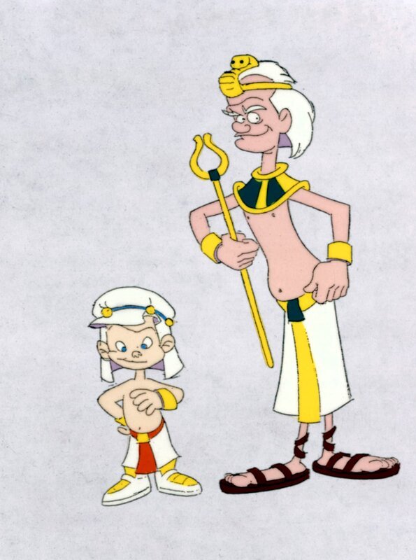 Der Doc und sein Sohn Jules hat es ins alte Ägypten verschlagen. – Bild: ARD Degeto