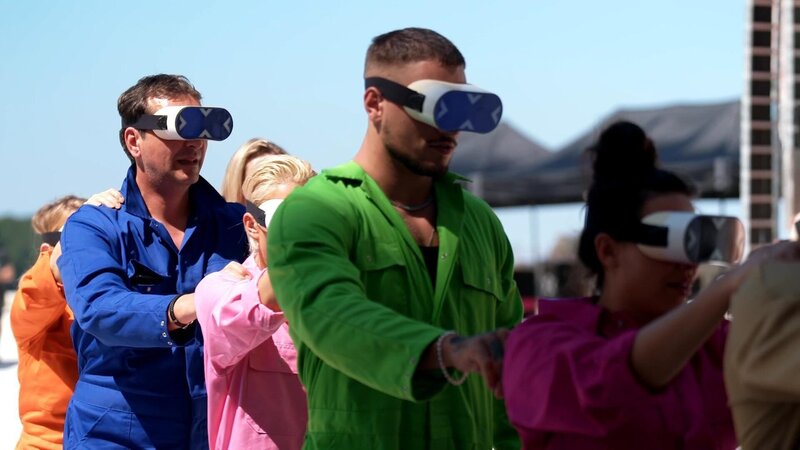 (v.l.n.r.) Tina Ruland; Andreas Elsholz; Hanna Sökeland; Max Bornmann; Leyla Lahouar – Bild: Joyn