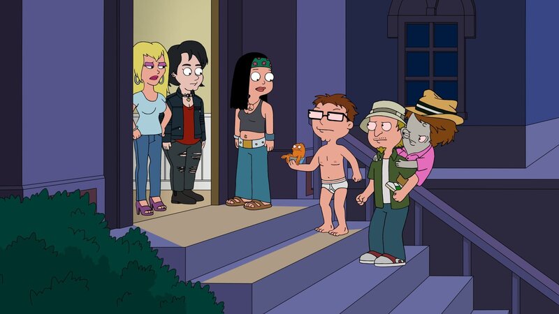 v.li.: Danuta, Nerfer, Hayley, Klaus, Steve, Jeff, Rogu – Bild: Paramount