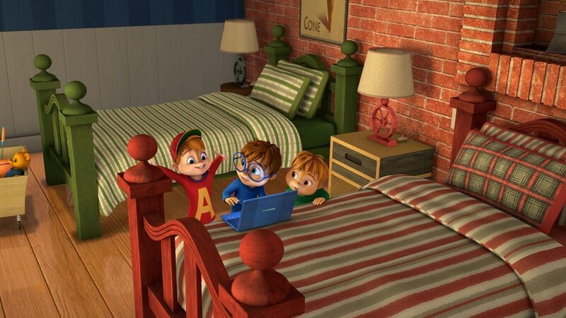 Die Chipmunks haben alles gegeben. Ob das finale Video die drei Jungs berühmt machen wird? +++ – Bild: Das Video /​ TM & © Bagdasarian Productions, LLC.