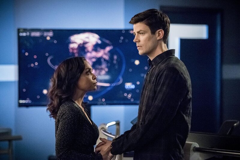 Cecile Horton (Danielle Nicolet, l.); Barry Allen (Grant Gustin, r.) – Bild: The CW Network, LLC