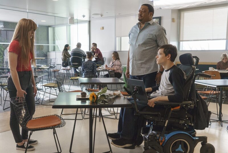 (v.l.n.r.) Lauren (Juliette Angelo); Kenneth (Cedric Yarbrough); JJ DiMeo (Micah Fowler) – Bild: 2017–2018 American Broadcasting Companies. All rights reserved. Lizenzbild frei