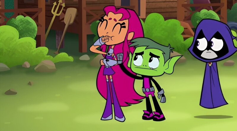 Starfire, Beast Boy, Raven – Bild: The Cartoon Network, Inc.