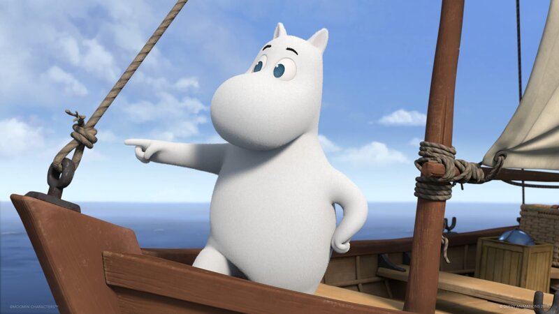 Mumintroll will das Geheimnis der Hattifnatten lüften. – Bild: ZDF/​Moomin Characters/​Gutsy Animations