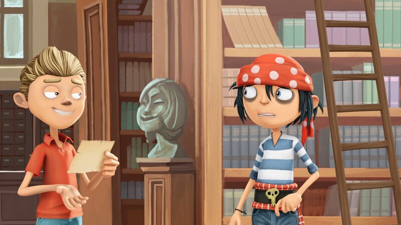 Brent (li.) heckt schon wieder etwas Gemeines aus. – Bild: WDR/​Cyber Group Studios /​ France TĂ©lĂ©visions /​ Blue Spirit Studios /​ Sofitvcine 4