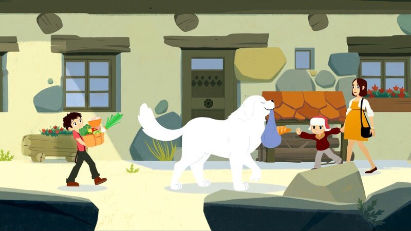 Nicht alle im Dorf lieben die kluge Belle (Mitte). – Bild: ZDF/​Gaumont Animation/​PP Animation III Inc.