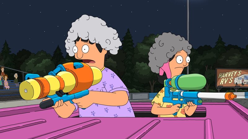 L-R: Gene, Louise – Bild: Paramount /​ BOB’S BURGERS  2022 by 20th Television.