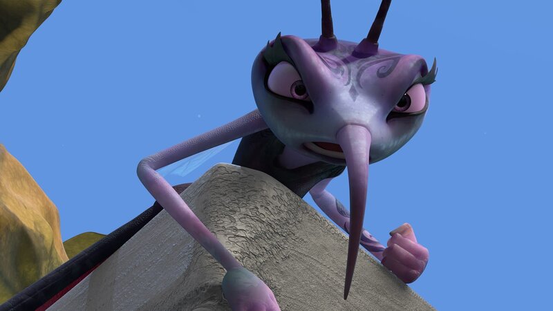 Zu dumm: Adilla landet selbst in der von ihr ausgelegten Falle. – Bild: KiKA/​One Animation PTE LTD.