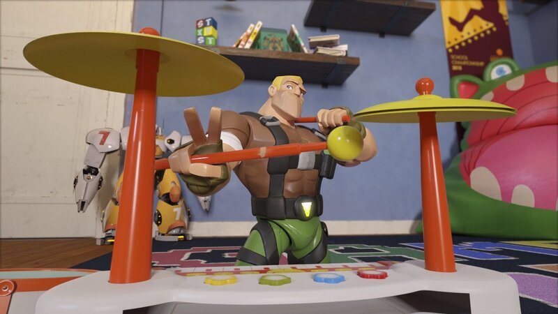 Die Pyramiden übernehmen die Kontrolle in Madcaps Hauptquartier. – Bild: WDR/​WDRmg/​Zagtoon/​Method