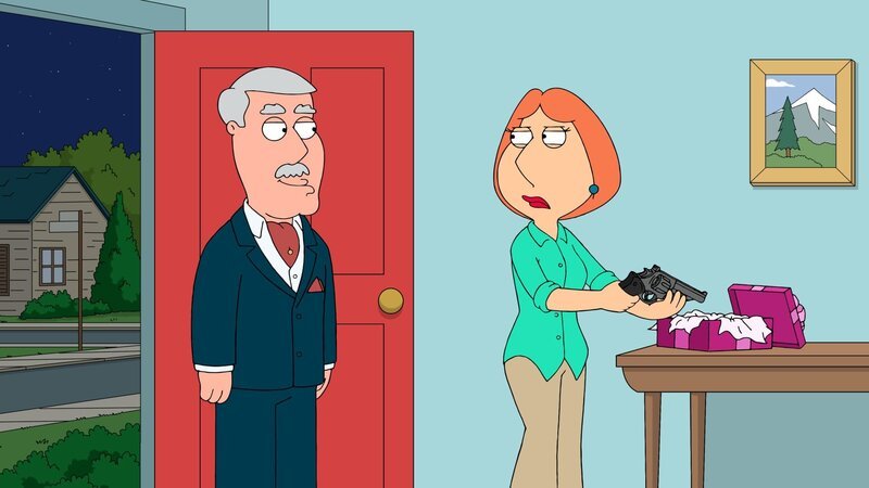 Carter Pewterschmidt (l.); Lois Griffin (r.) – Bild: ProSieben MAXX