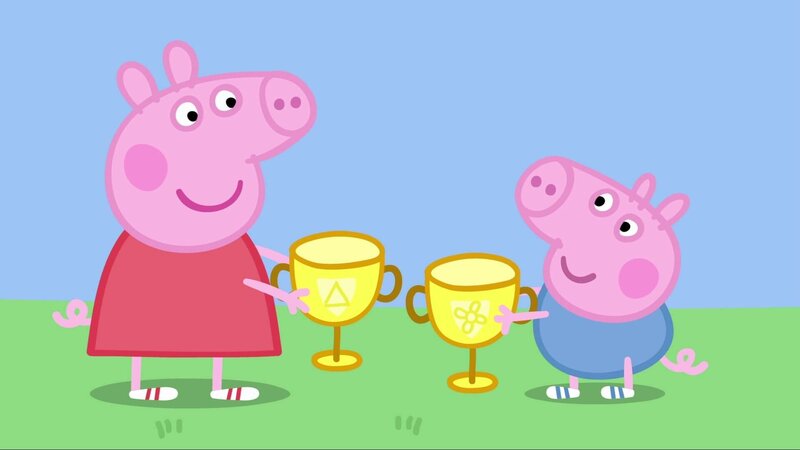 v.li.: Peppa Pig, George Pig – Bild: Paramount