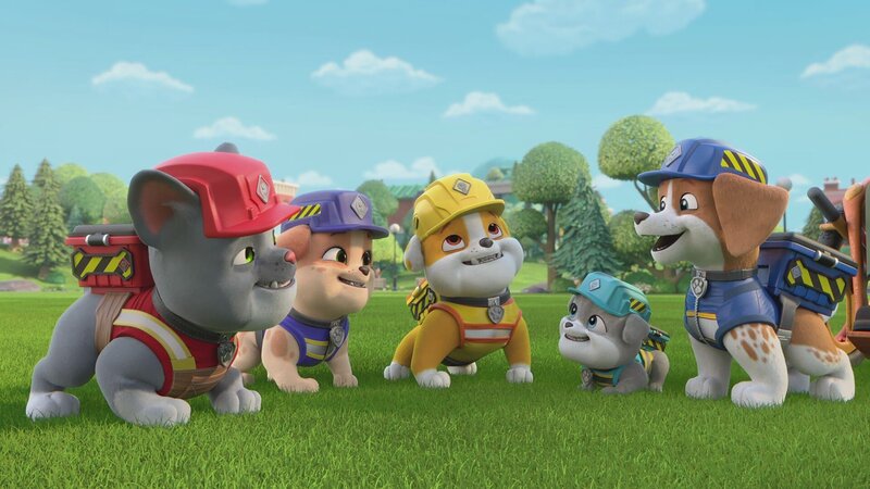 v.l.: Charger, Mix, Rubble, Motor, Wheeler – Bild: Paramount