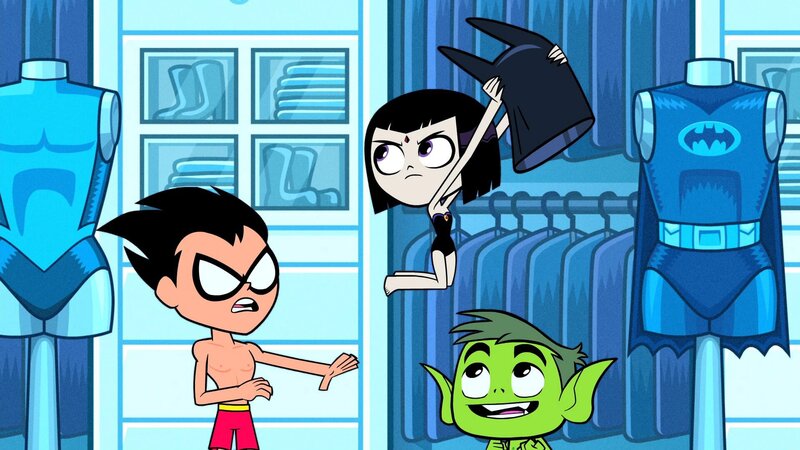 v.li.: Robin, Raven, Beast Boy – Bild: Cartoon Network