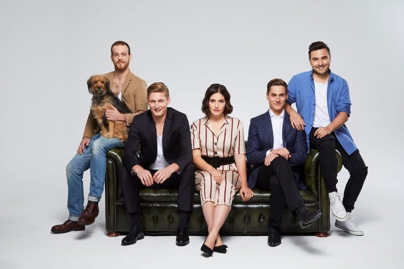 V.l.: Patrick Müller, Yannik Meyer, Linda König, Timothy Boldt, Lars Steinhöfel – Bild: MG RTL D /​ Bernd Jaworek