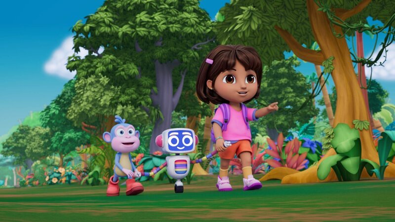 v.li.: Boots, Bip Bip, Dora – Bild: Paramount v.li.: Boots, Bip Bip, Dora – Bild: Paramount