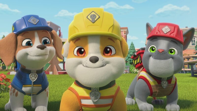 v.li.: Wheeler, Rubble, Charger – Bild: Paramount v.li.: Wheeler, Rubble, Charger – Bild: Paramount