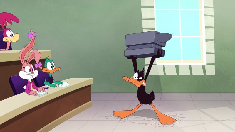 v.li.: Little Beeper, Babs Bunny, Plucky Duck, Daffy Duck – Bild: Cartoon Network