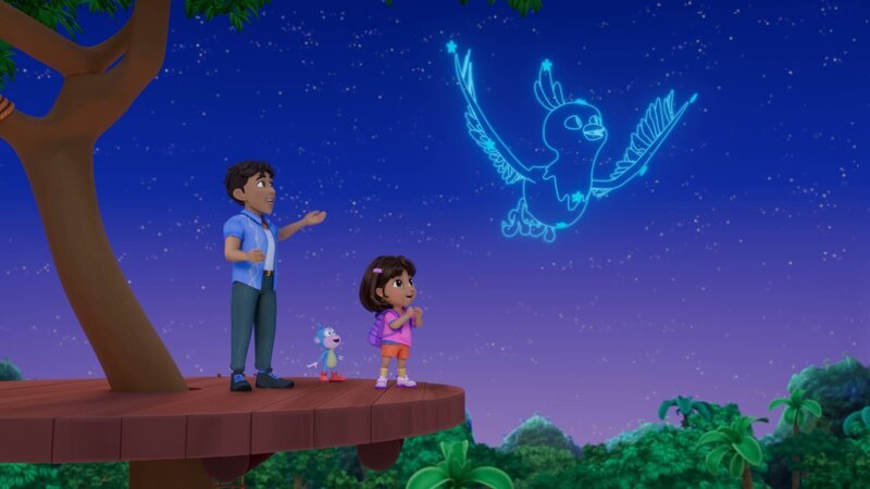 v.li.: Papi, Boots, Dora – Bild: Paramount v.li.: Papi, Boots, Dora – Bild: Paramount