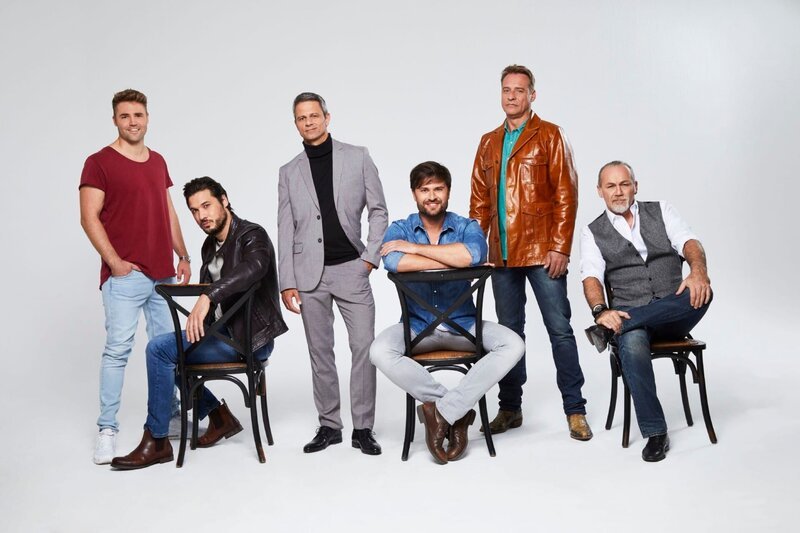 V.l.: Benjamin Heinrich, Alexander Milo, Jens Hajek, Milos Vukovic, Kai Noll, Luca Maric – Bild: MG RTL D /​ Bernd Jaworek