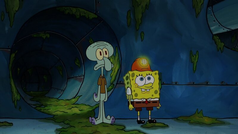 L-R: Squidward, SpongeBob – Bild: Viacom International Inc.