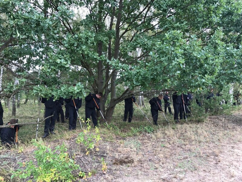 Scene from the documentary Neue Polizisten braucht das Land – Bild: Spiegel TV
