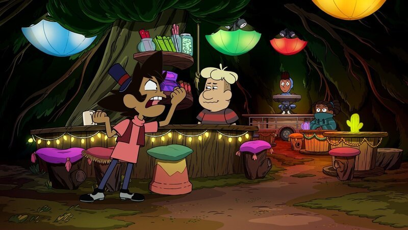 Shawn (2.v.l.), Raj (2.v.r.), Omar (r.) – Bild: Cartoon Network