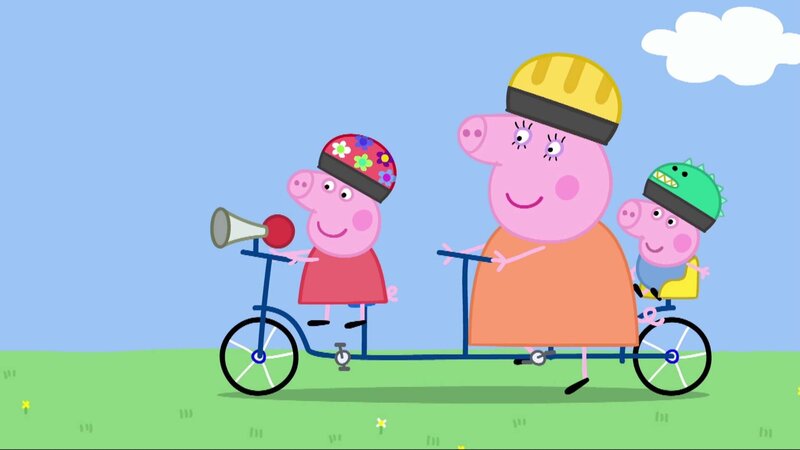 v.li.: Peppa Pig, Mummy Pig, George Pig – Bild: Paramount