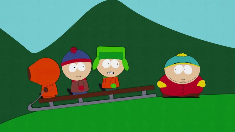 L-R: Kenny, Stan, Kyle, Eric – Bild: ViacomCBS