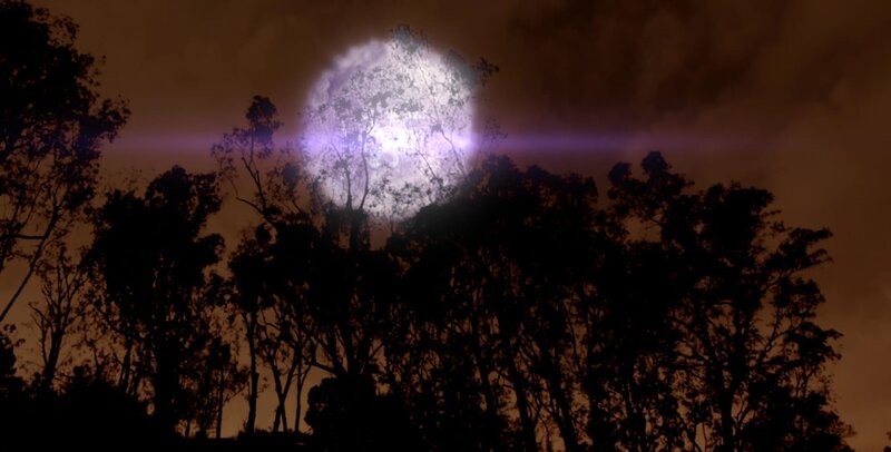 CGI-BILD: Ein UFO-Raumschiff am Himmel. (Bildnachweis: National Geographic Channels) – Bild: National Geographic Channels